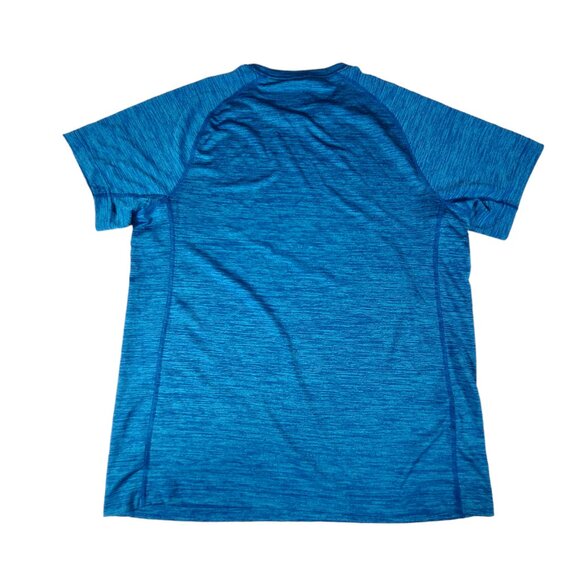 Eddie Bauer Shirt Mens Medium Performance Short Sleeve Freedry Blue Running Jog - Picture 2 of 8